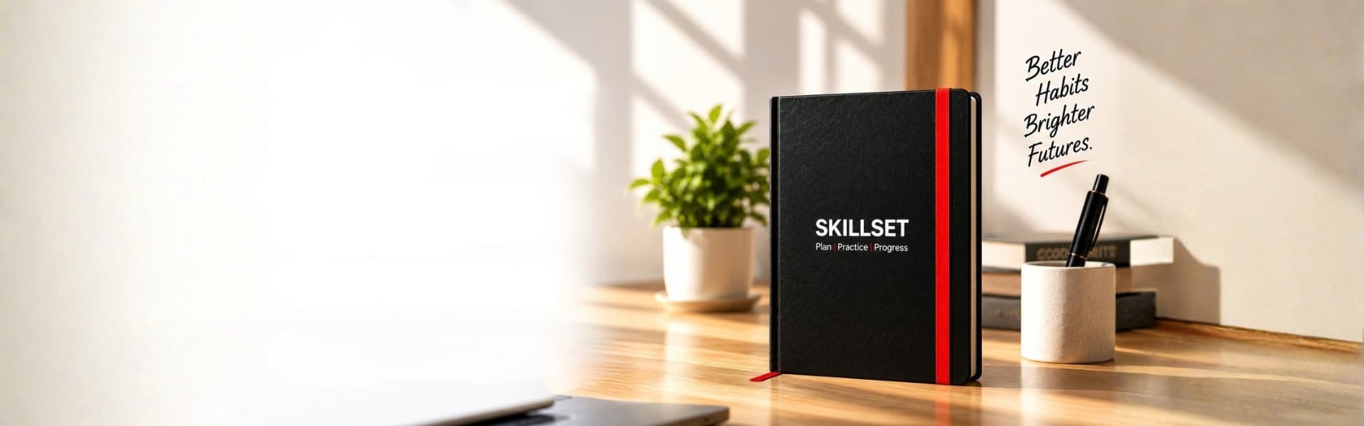 SKILLSET planner on a desk